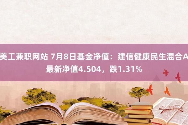 美工兼职网站 7月8日基金净值：建信健康民生混合A最新净值4.504，跌1.31%